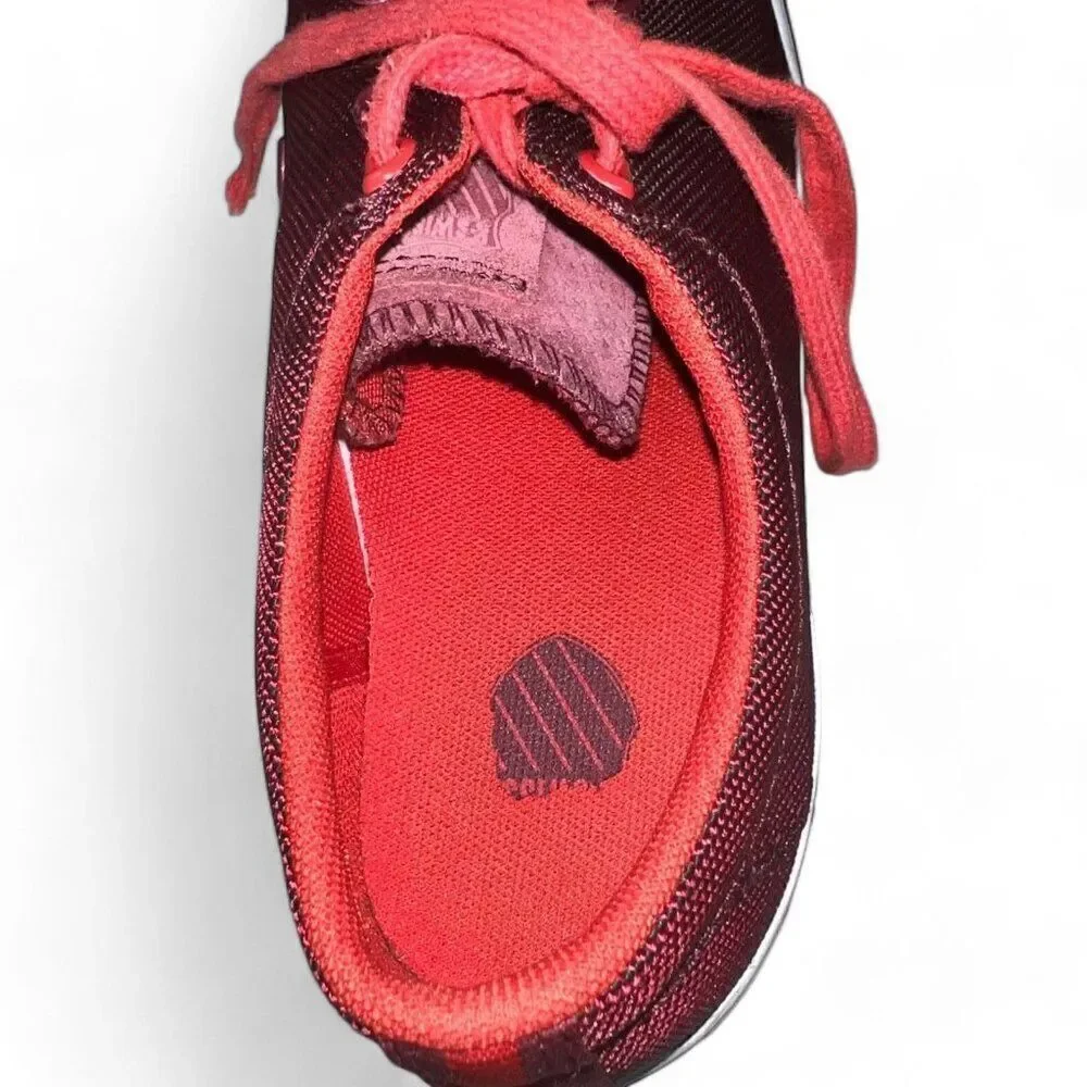 K-Swiss Clean Laguna Casual Sneakers Tawny Port / Fiery‎ Red Women's 6.5